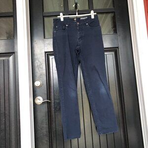 H&M Women's Navy Blue Slim Fit Denim Jeans, Size 31